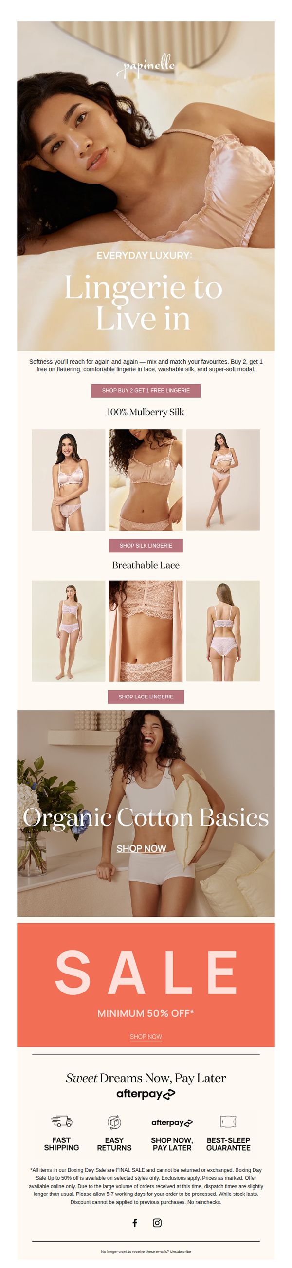 6. Papinelle: Sleep Better: Buy 2, Get 1 Free