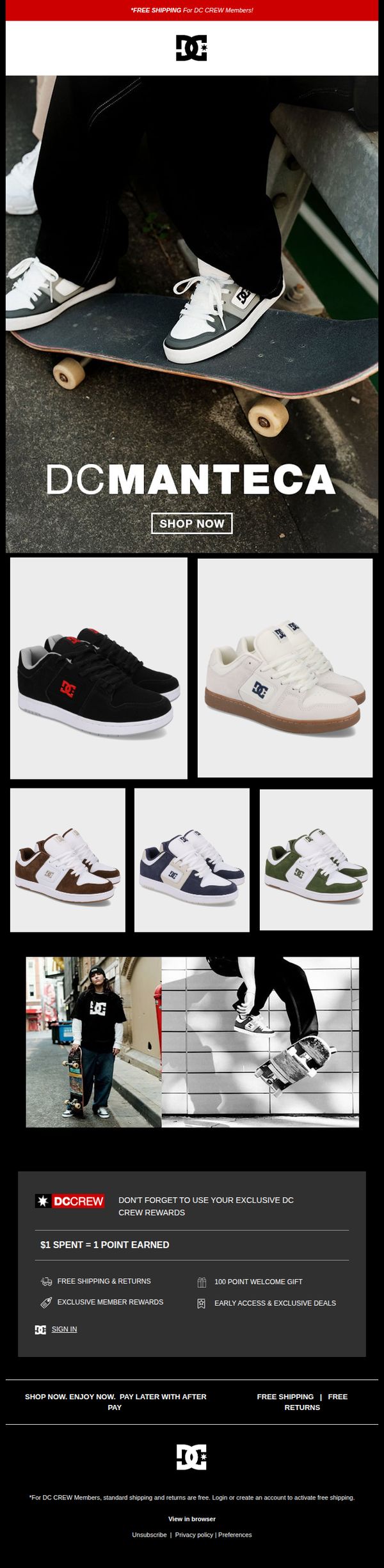 8. DC Shoes: Classic Energy. New Manteca Drop.