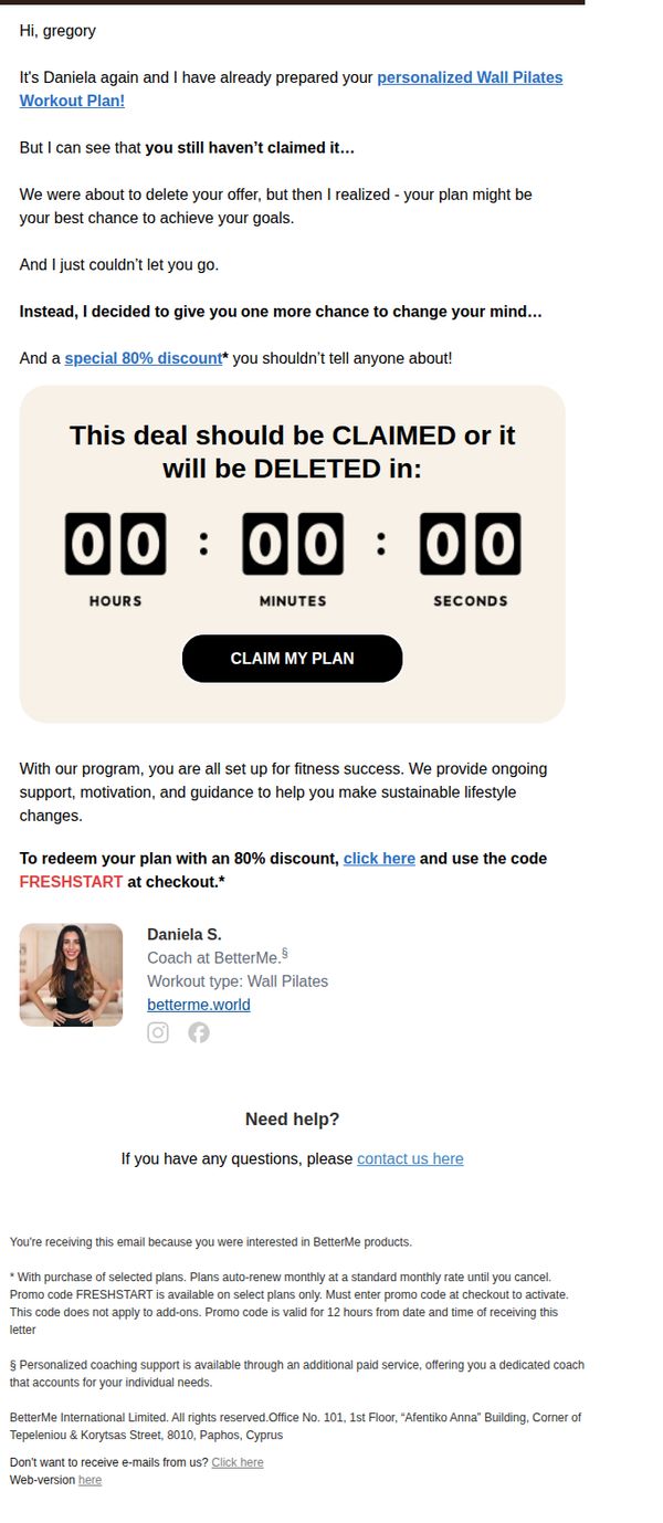 BetterMe Pilates
