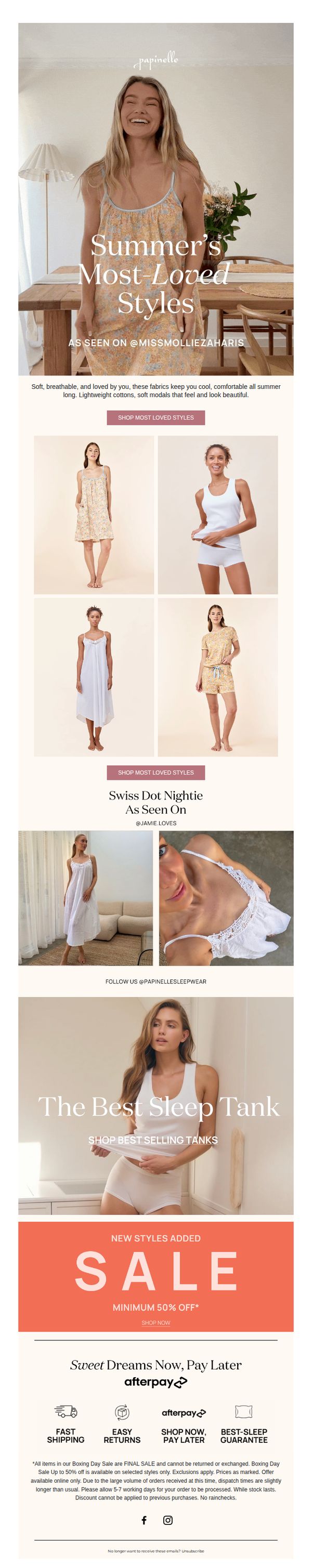 9. Best Selling Summer Sleepwear ✨