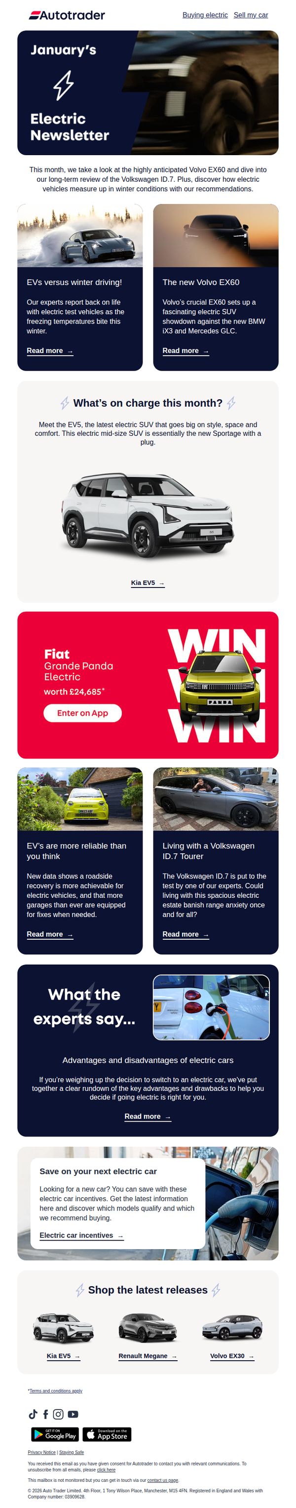 8. AutoTrader : Your January electric update: Volvo, Kia and the latest EV news ⚡