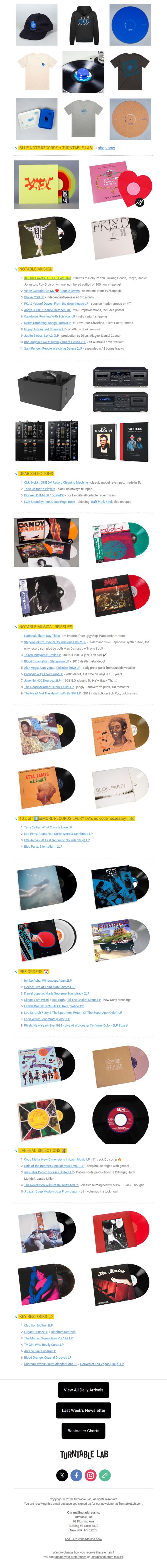 6. TTL x Blue Note / Xiu Xiu Exclusive / Glaive
