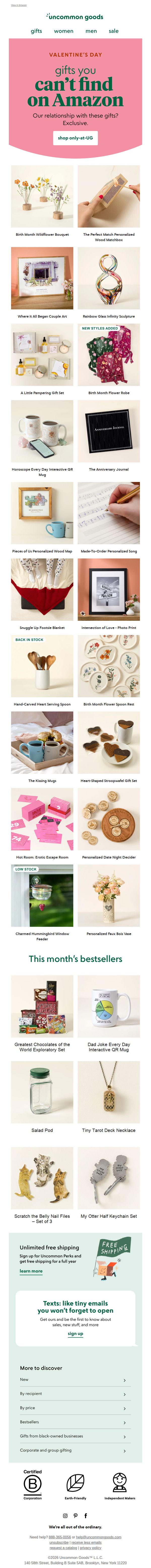 uncommon goods