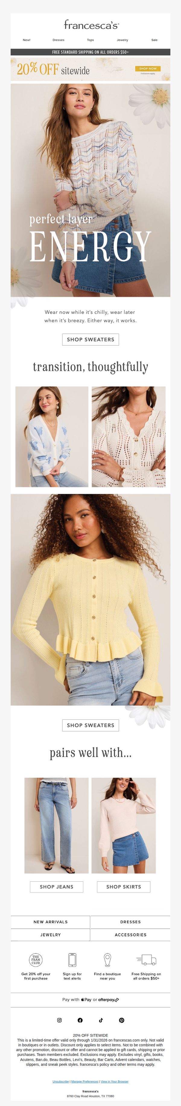 francesca's