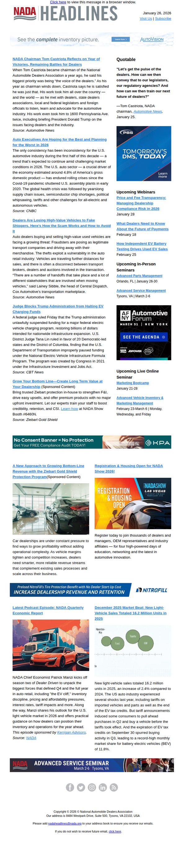 National Automobile Dealers Association (NADA)