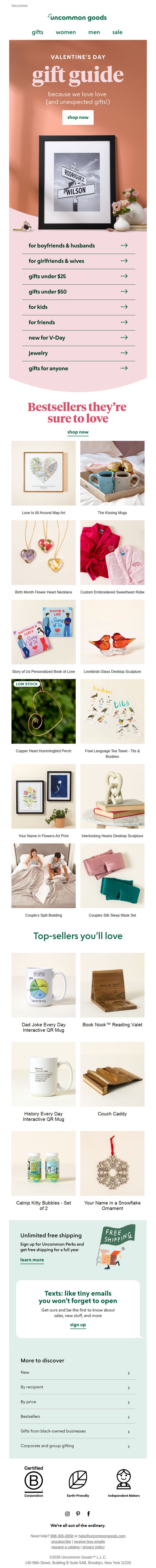 8. ❤️ Your uncommon Valentine's Day gift guide ❤️