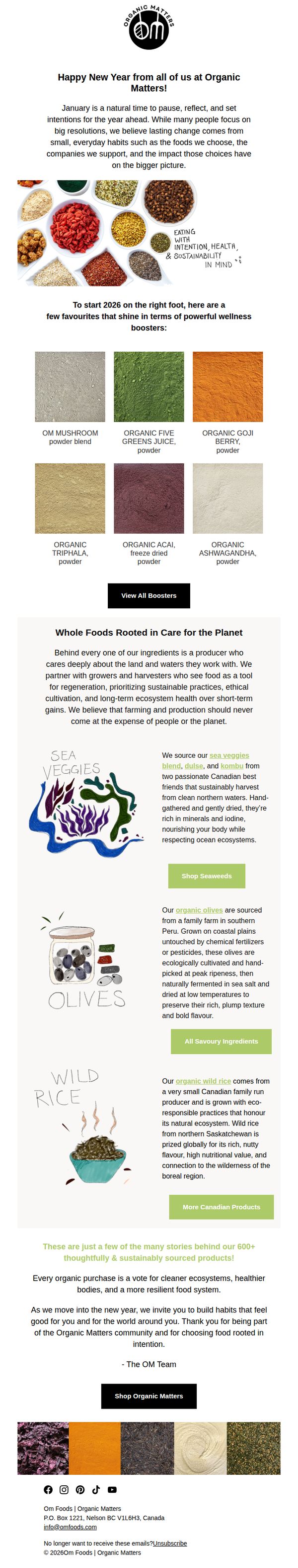 Organic Matters