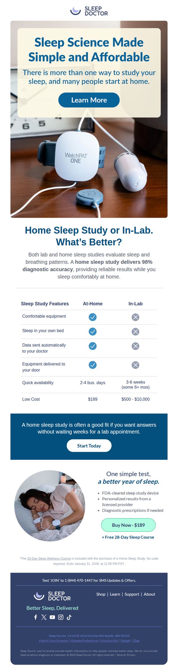 9. Sleep Doctor: Lab Sleep Study or Home Sleep Study