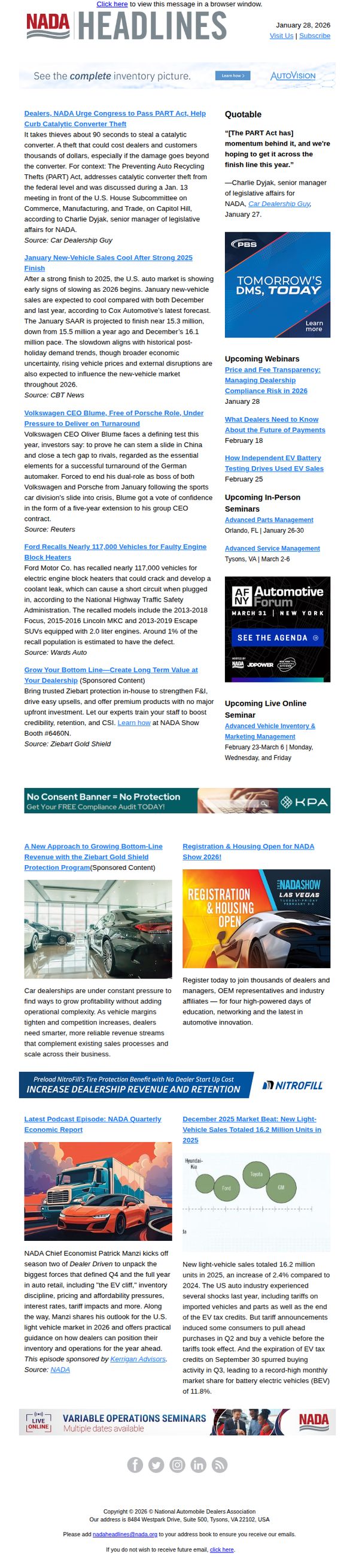 National Automobile Dealers Association (NADA)