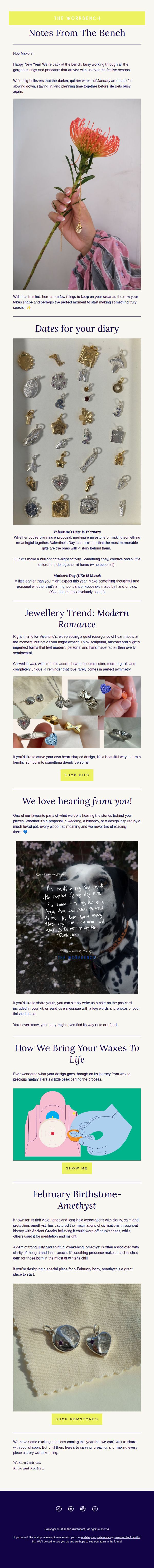 10. THE WORKBENCH: Your sign to slow down & make something special
