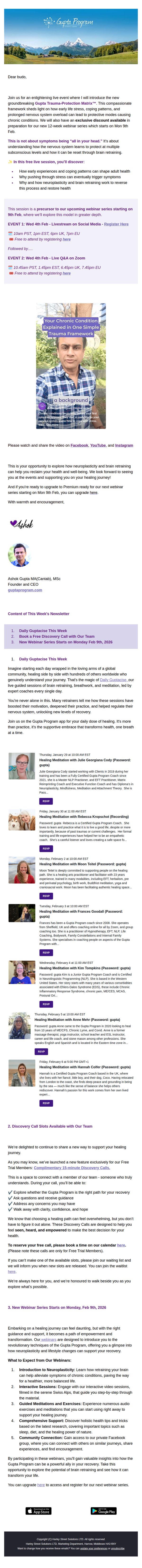 The Gupta Program 