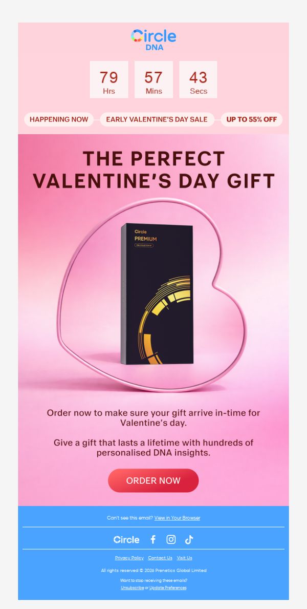 10. For Valentine’s Day Delivery ❤️
