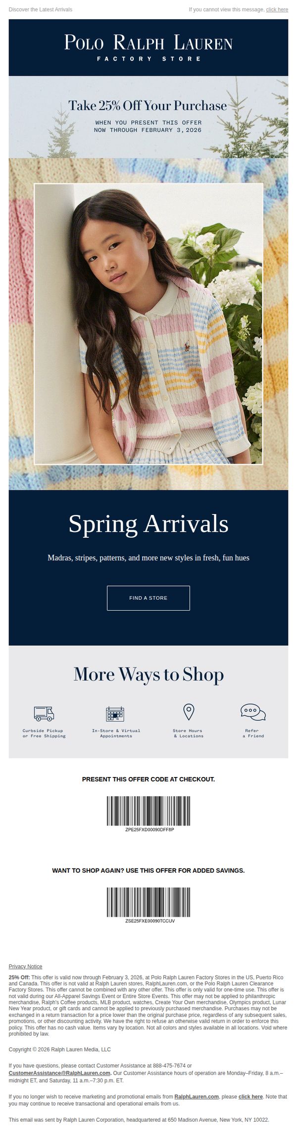 7. 25% Off Colorful Styles for Kids