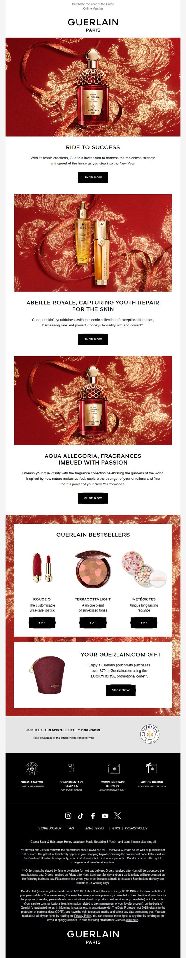 10. Guerlain - UK: Guerlain Icons for Lunar New Year