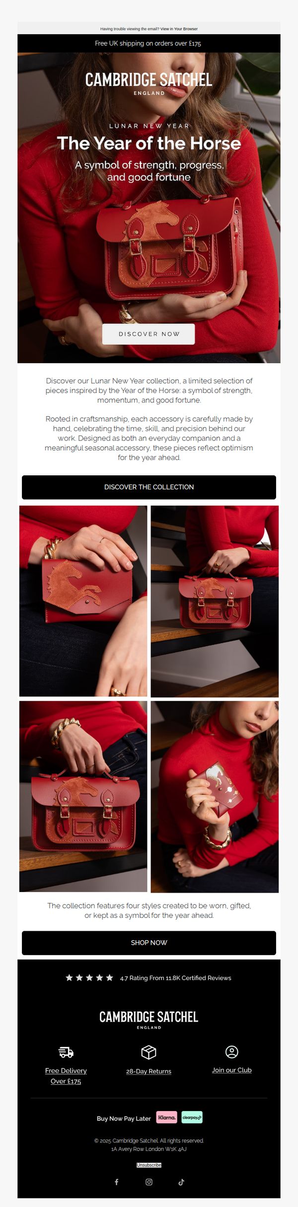 8. Cambridge Satchel: The Year of the Horse, unveiled