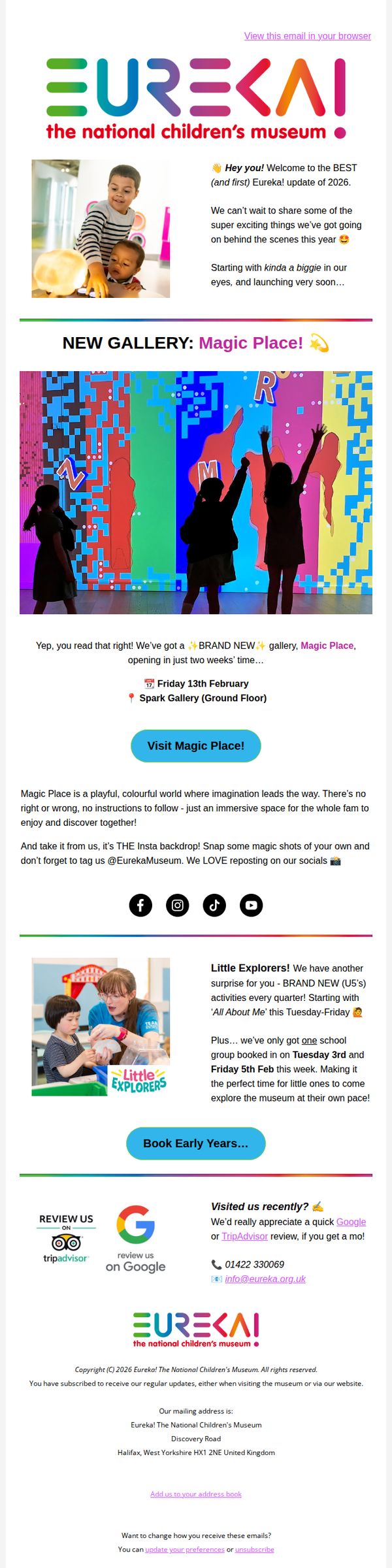 7. Eureka The National Children's Museum : NEW GALLERY and Early Years Updates...