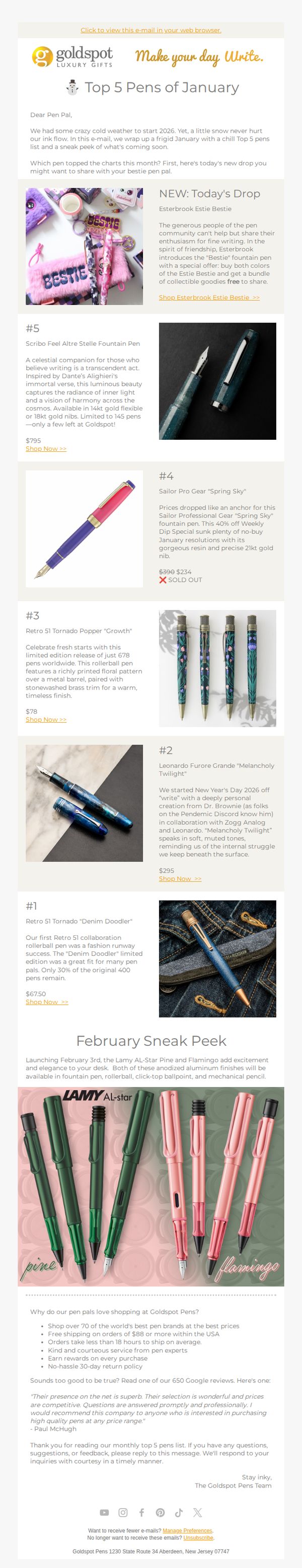 Goldspot Pens