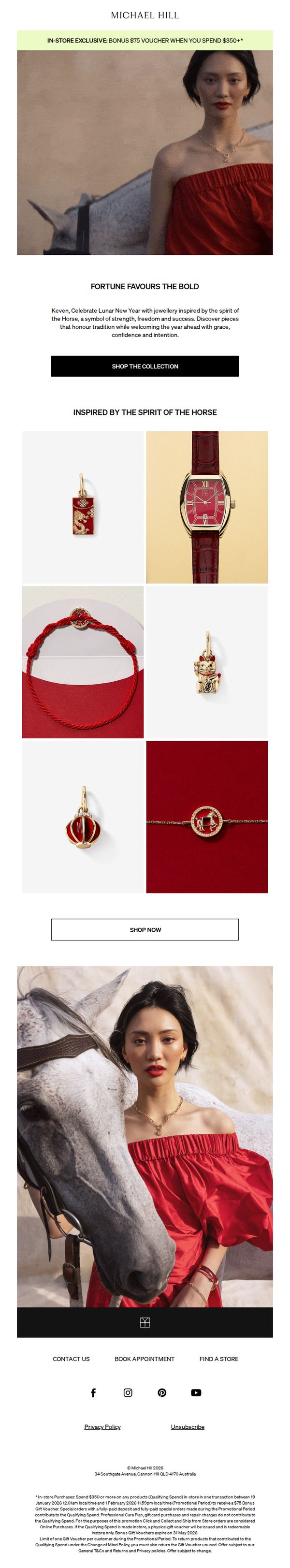 9. Michael Hill: Limited edition Lunar New Year designs