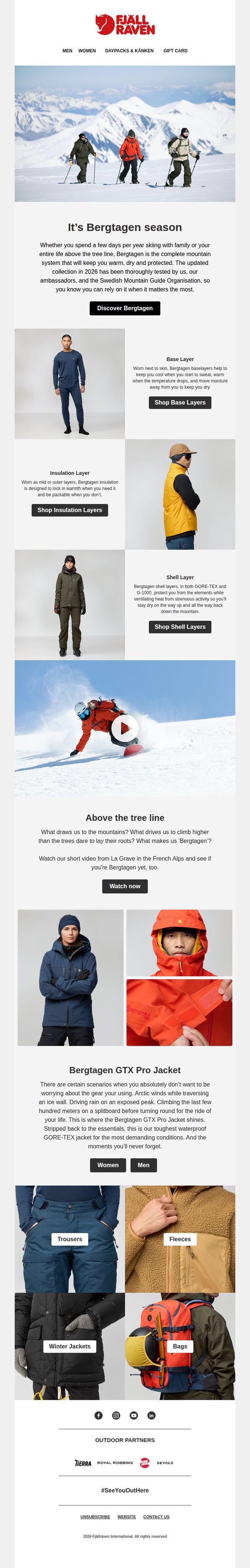 8. Fjällräven: Snow & Mountaineering