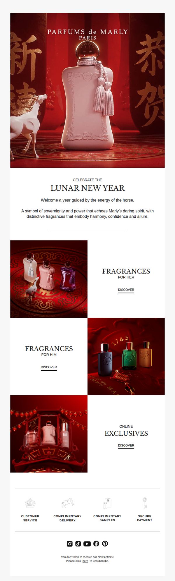 10. Parfums de Marly - US : Welcome the Lunar New Year