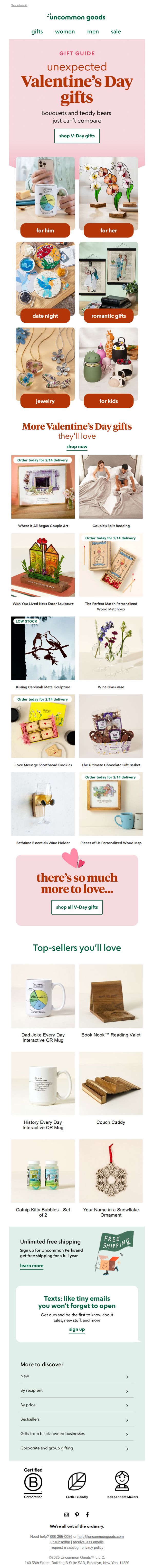 7. 💘 Don't miss our Valentine's Day gift guide ����