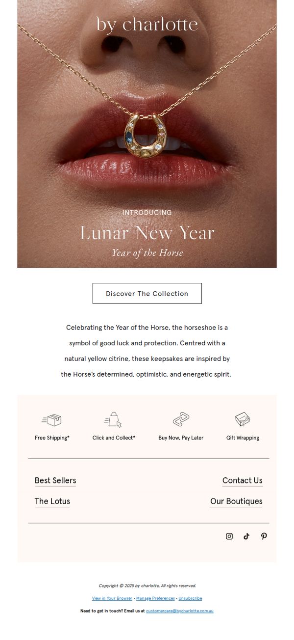 7. by charlotte: Lunar New Year: The Lucky Horseshoe