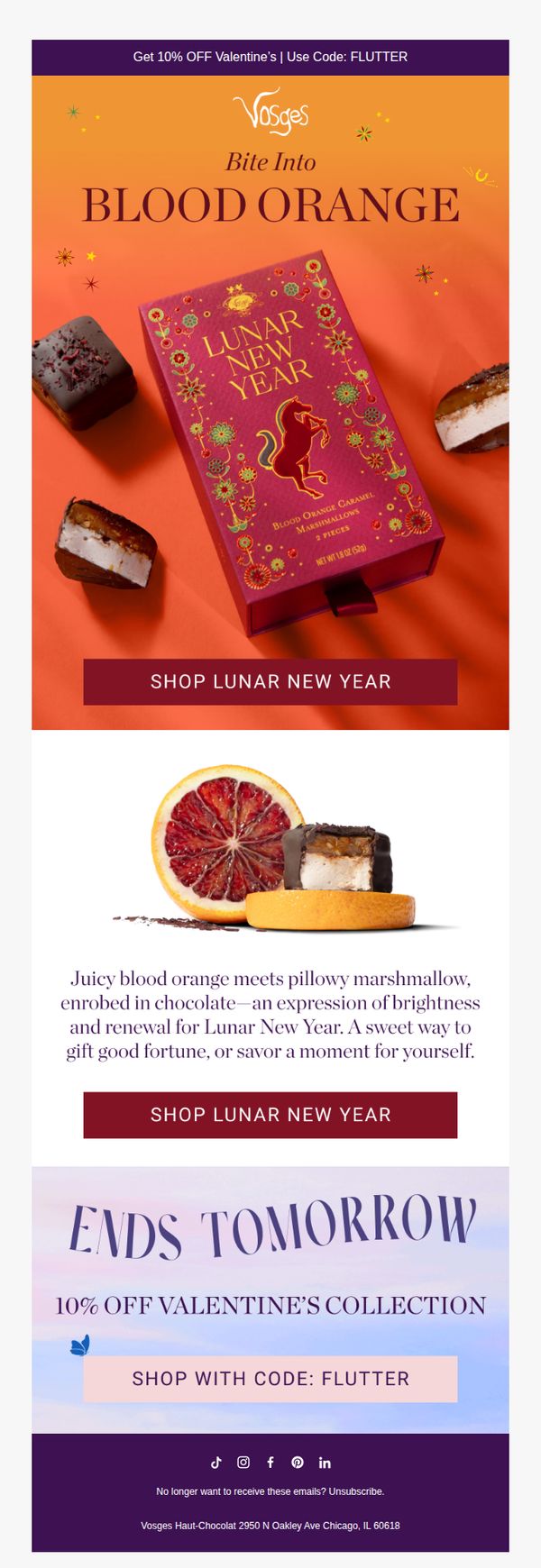 9. Vosges: Bite into Blood Orange 🍊