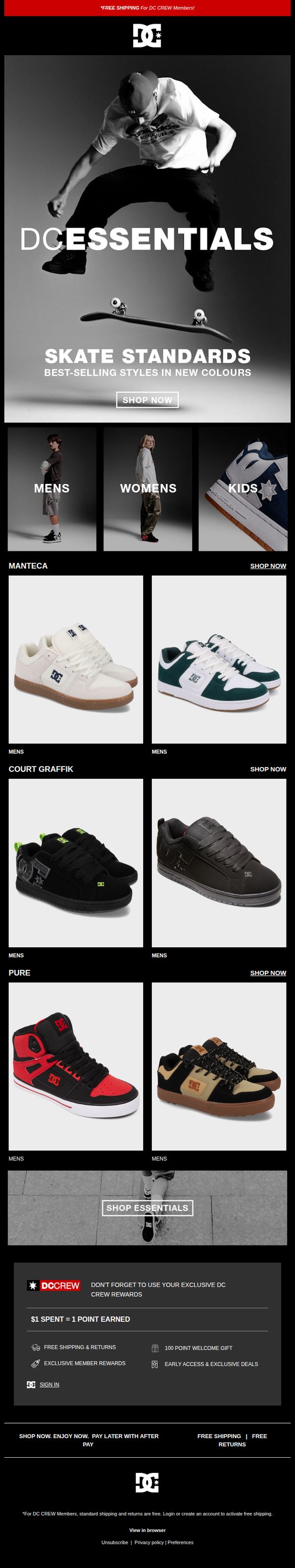 9. DC Shoes: The Essentials Edit