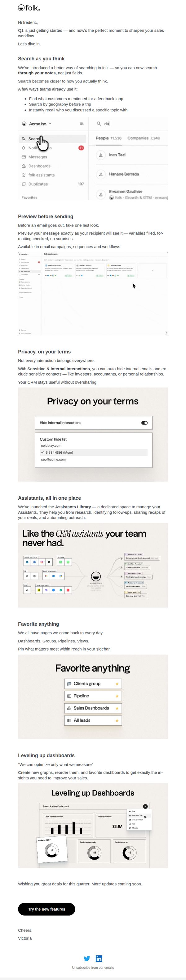 9. Introducing New Search — and more to kick off Q1