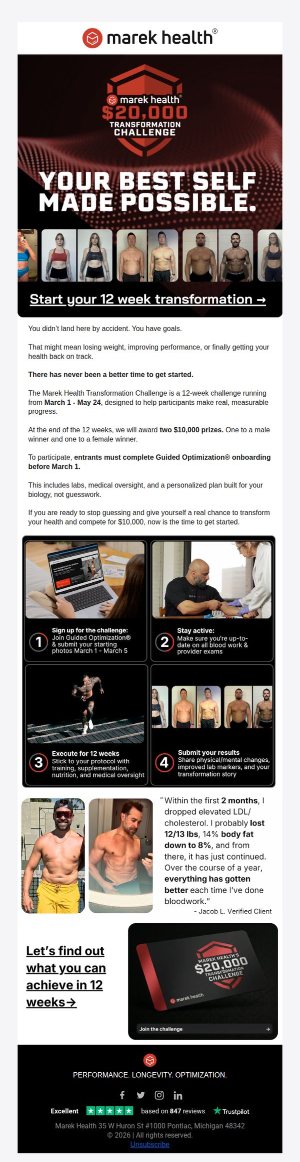 9. How far could you go in 12 weeks?