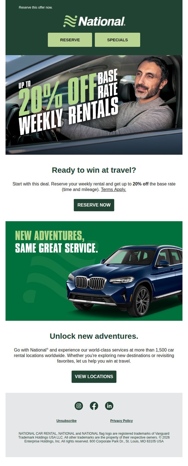 National Car Rental - US