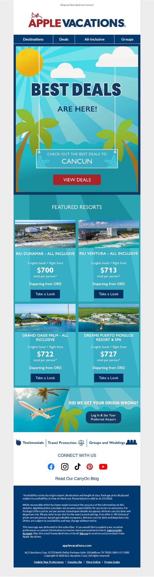 Apple Vacations 