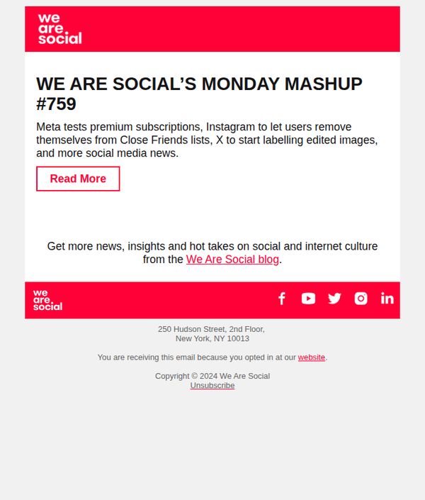 We Are Social - US