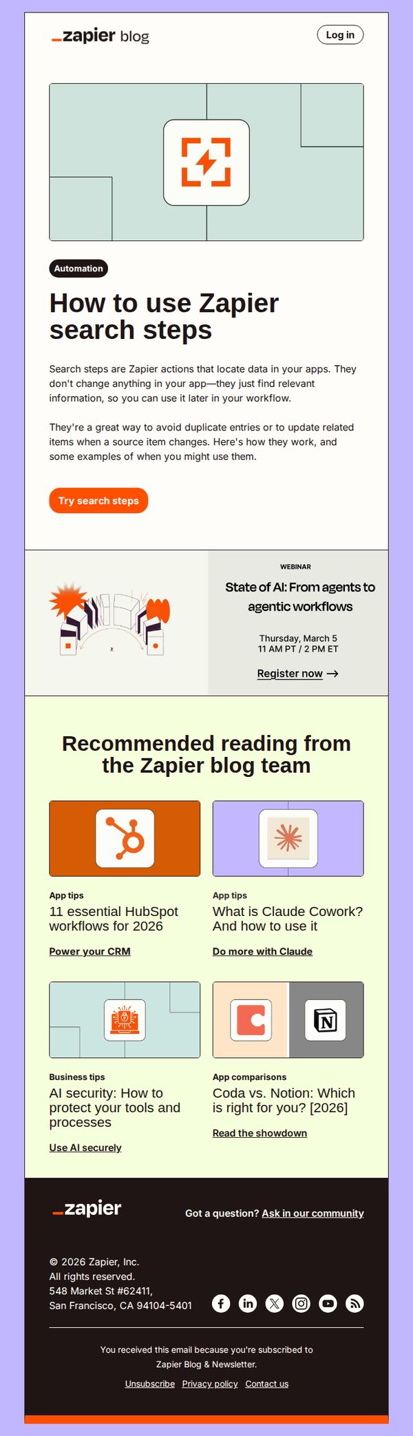 9. How to use Zapier search steps