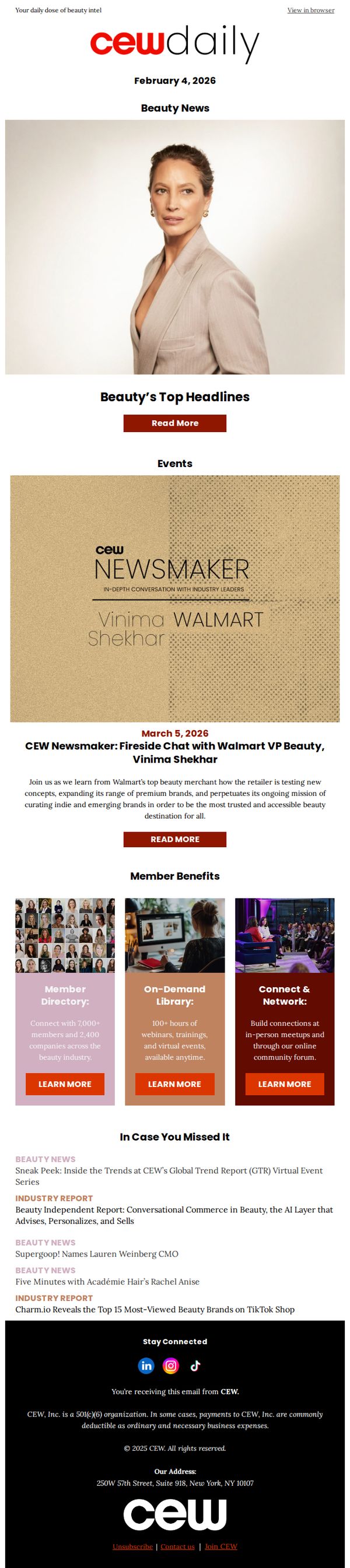 7. Top Headlines: Wella IPO; e.l.f. @ Superbowl; Lancôme Taps Turlington Burns; Colorescience Gets Investment