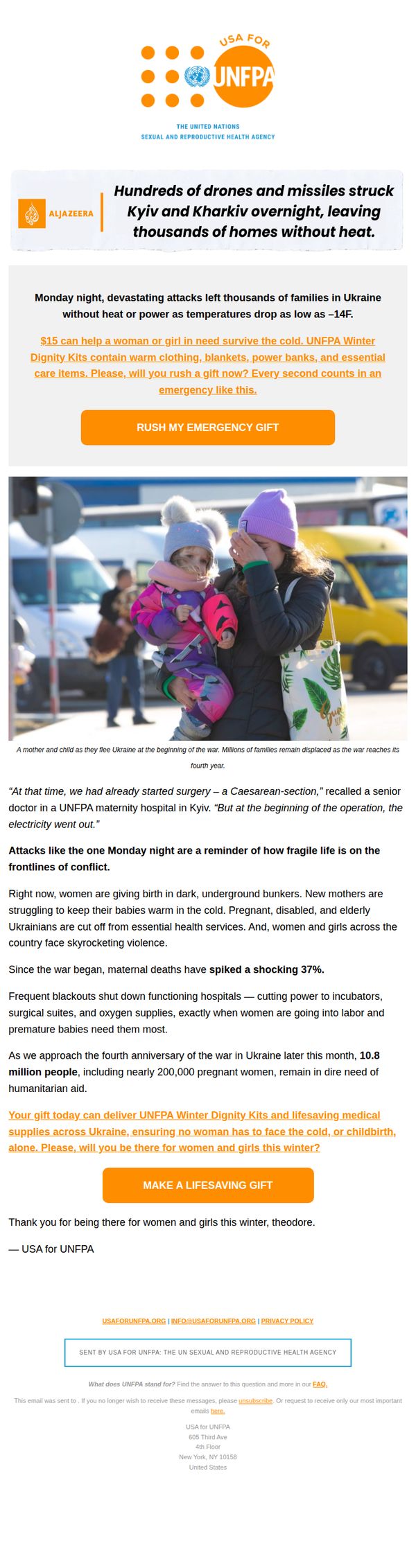 10. ALERT: Attacks leave thousands to freeze in Ukraine