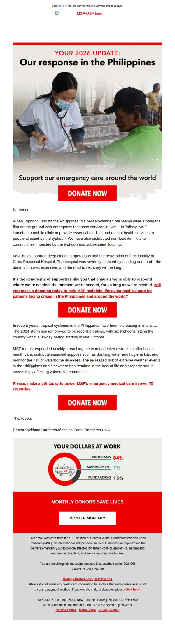 Doctors Without Borders / Médecins Sans Frontières (MSF)