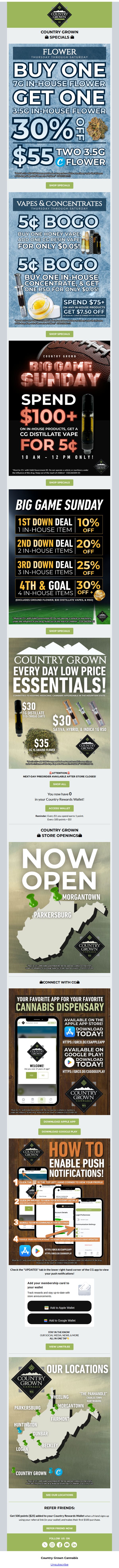 8. Score Big All Weekend at Country Grown 🏈