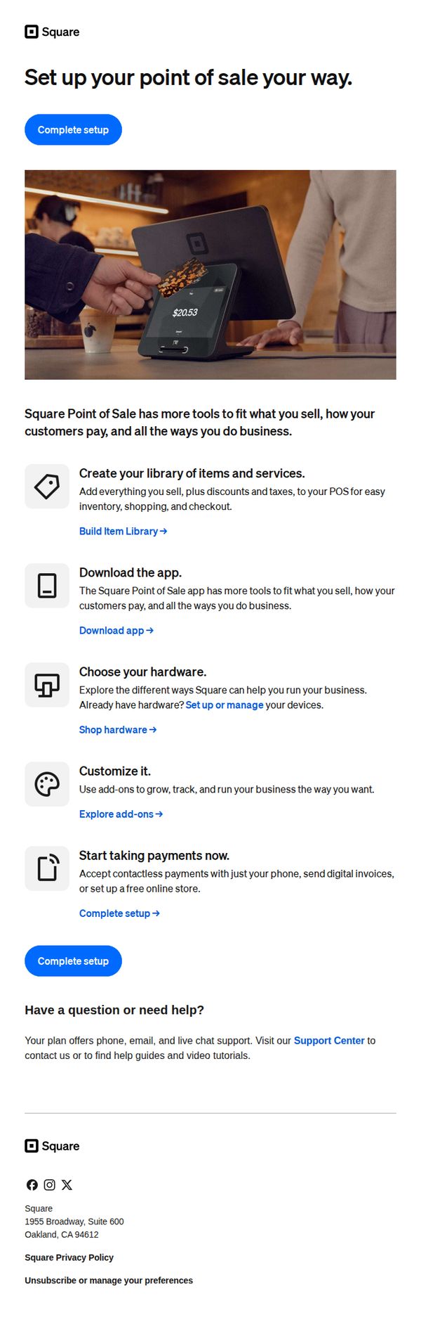 10. Let’s set up your point of sale