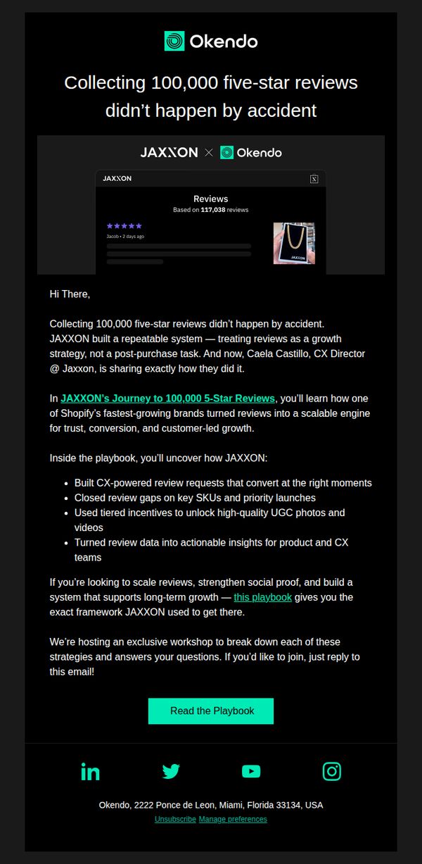 6. Steal JAXXON’s Playbook for Collecting 100K 5-Star Reviews