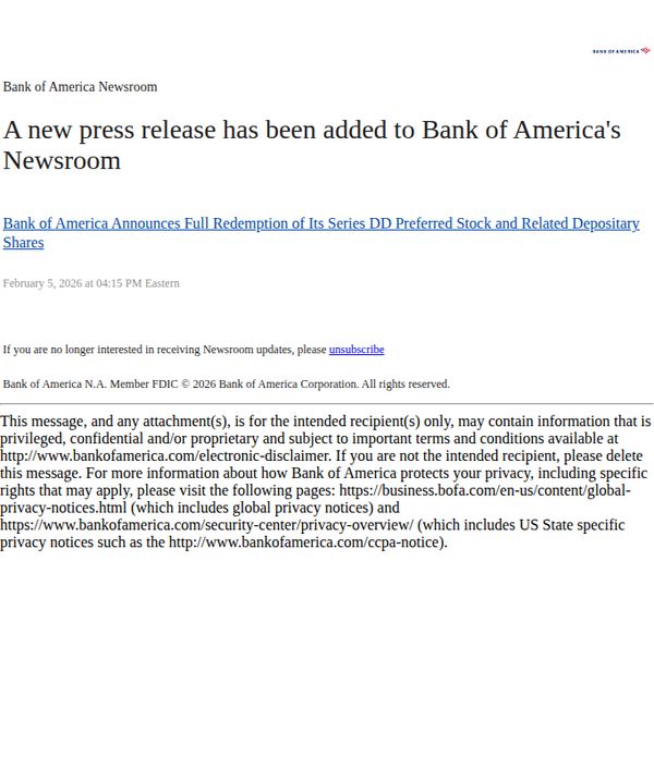 Bank of America