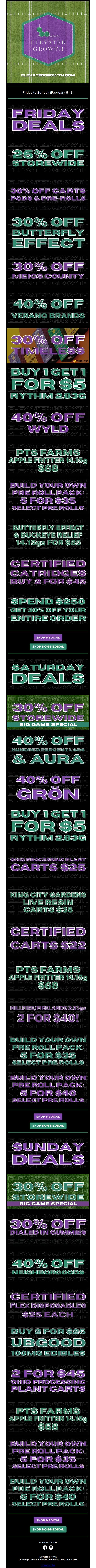 9. Kickoff the Weekend with SUPER Savings for February 6 - 8  🏈