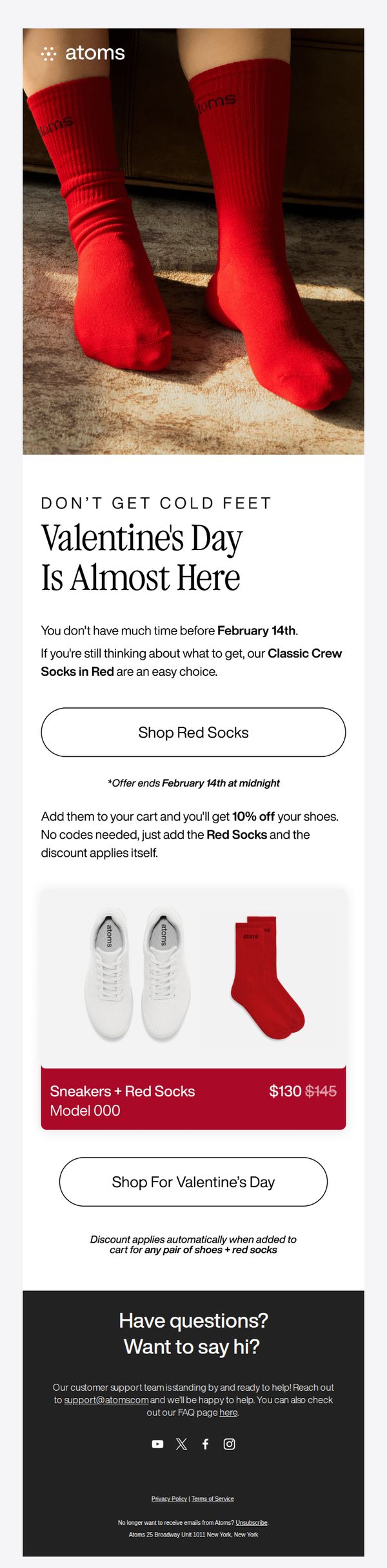 6. Running out of time before Valentine's Day?