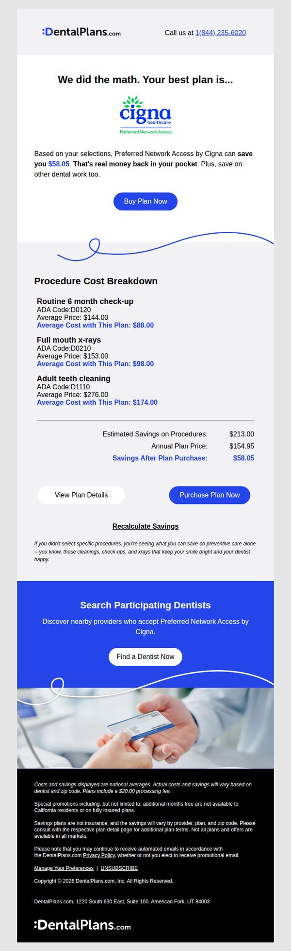 10. Plan match complete: See your savings