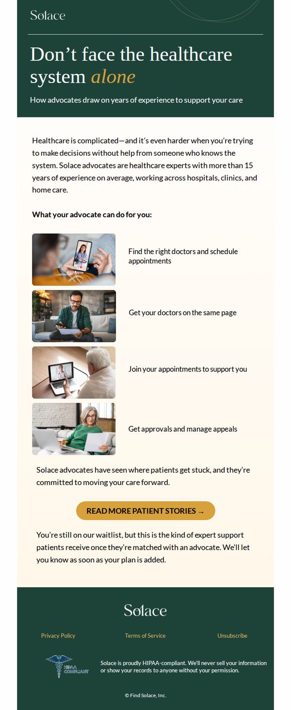 9. Solace : Who are Solace advocates?