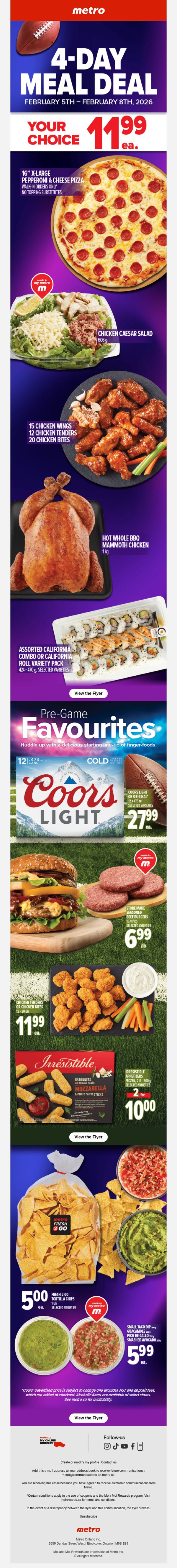 8. Wings or Pizza Game Day Deal — Just $11.99 🏈🍕