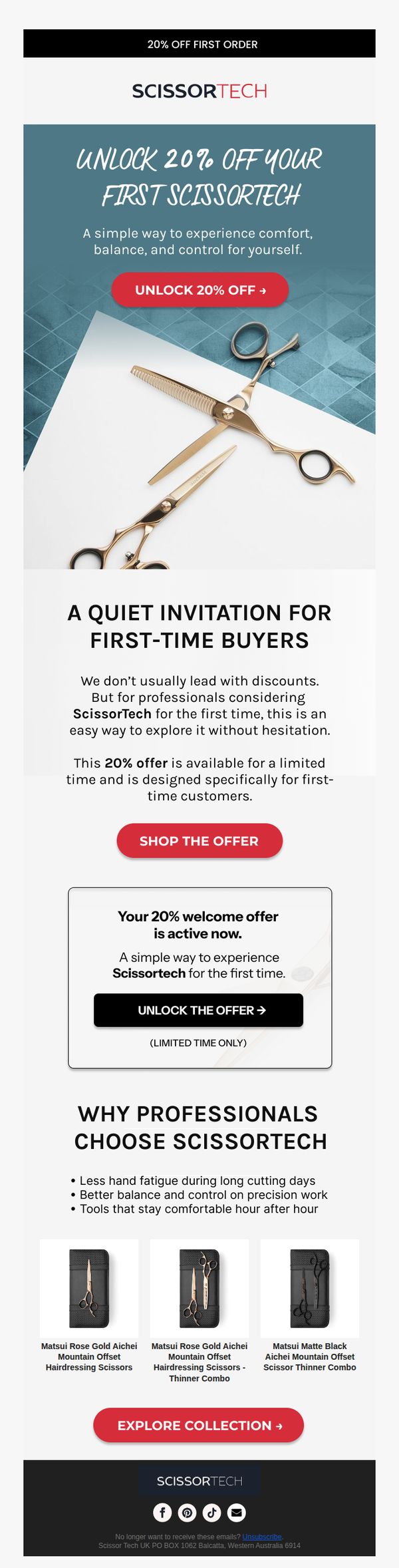 10. Scissor Tech - GB: First ScissorTech? Save 20% Now
