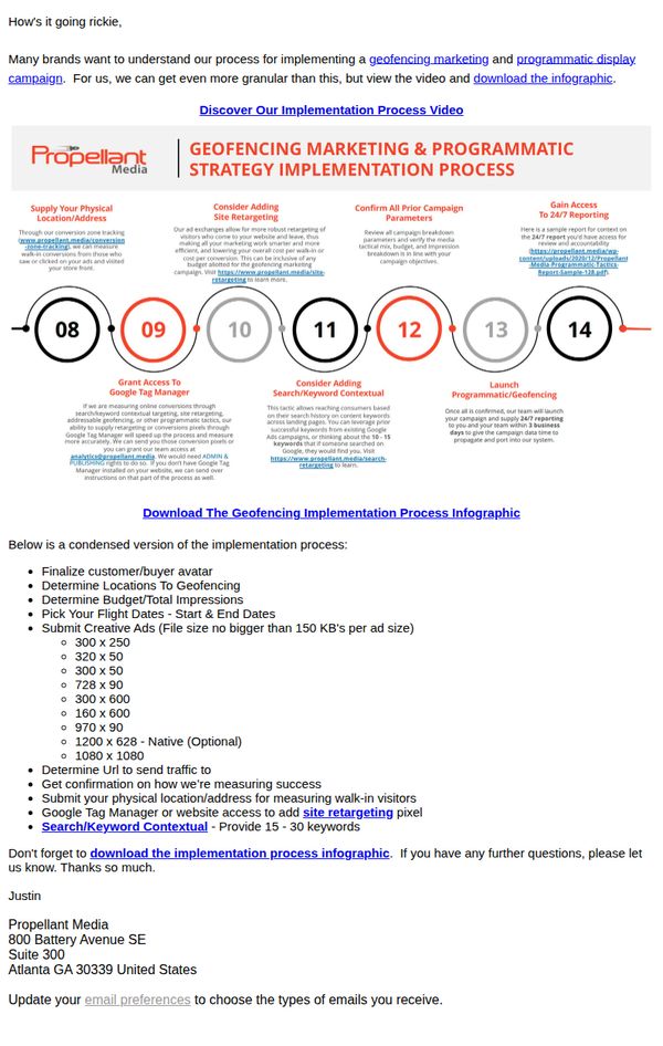 8. Propellant Media: Here's our geofencing marketing implementation process  rickie