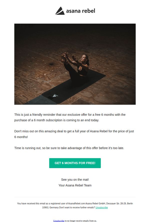 8. Final Hours: Claim Your 6 Free Months!