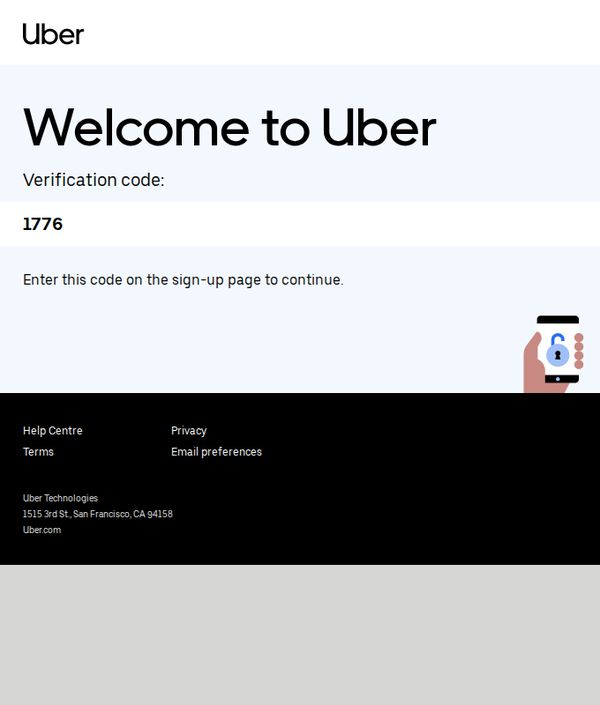 7. Welcome to Uber